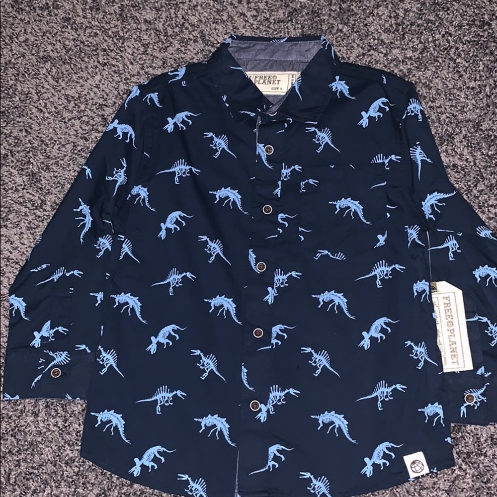 Long Sleeve boys button down